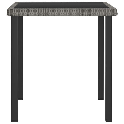 Outdoor Dining Set | Grey and black