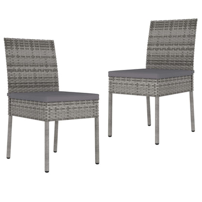 Outdoor Dining Set | Grey and black