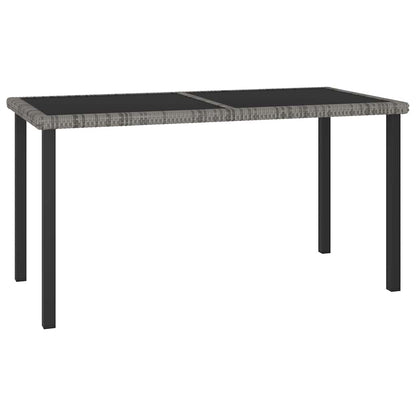 Outdoor Dining Set | Grey and black