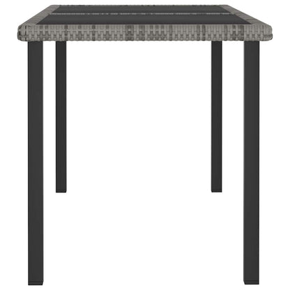 Outdoor Dining Set | Grey and black