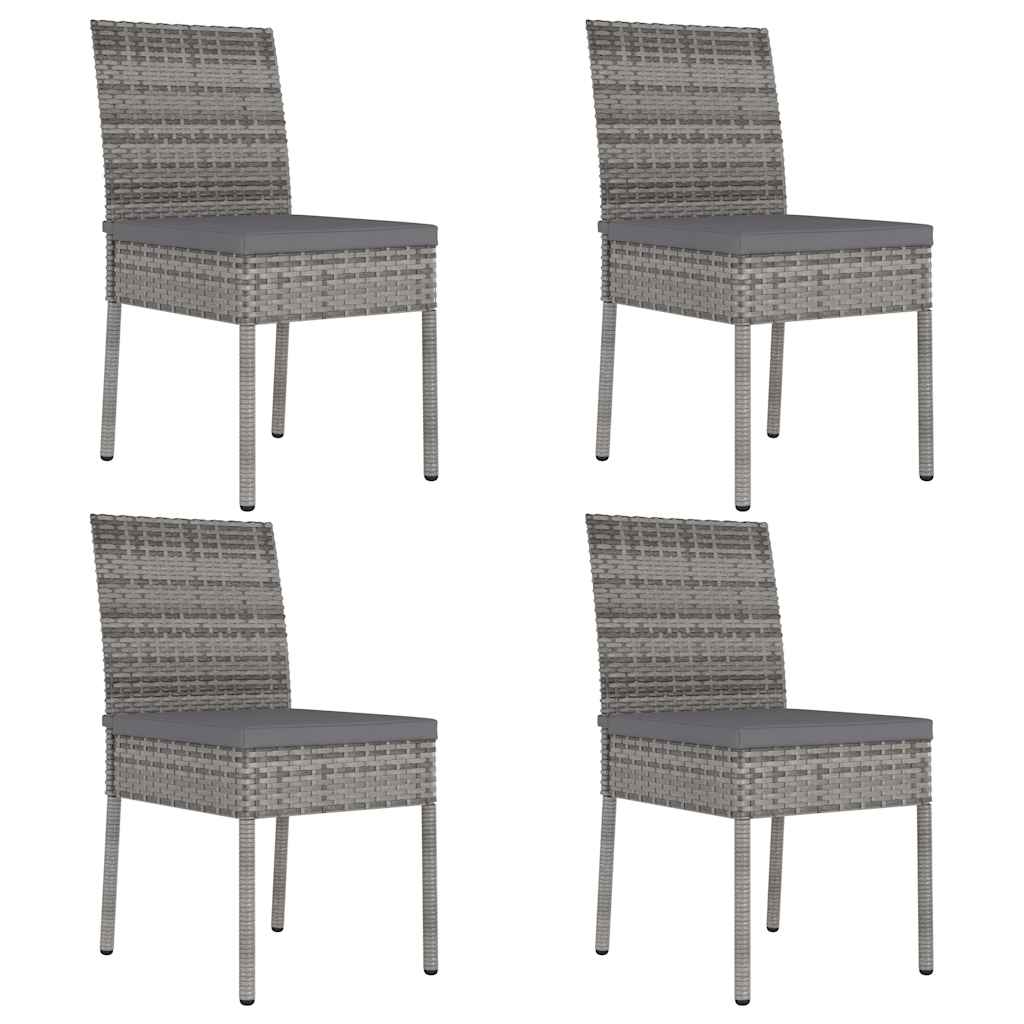 Outdoor Dining Set | Grey and black