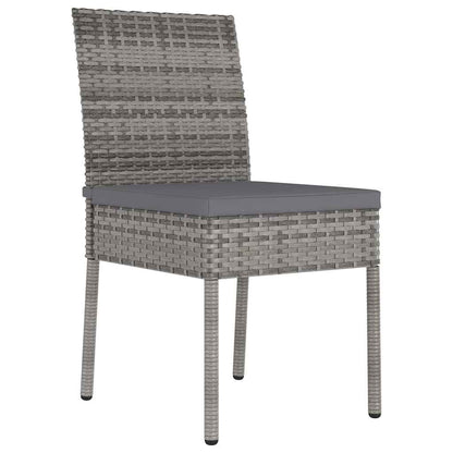 Outdoor Dining Set | Grey and black