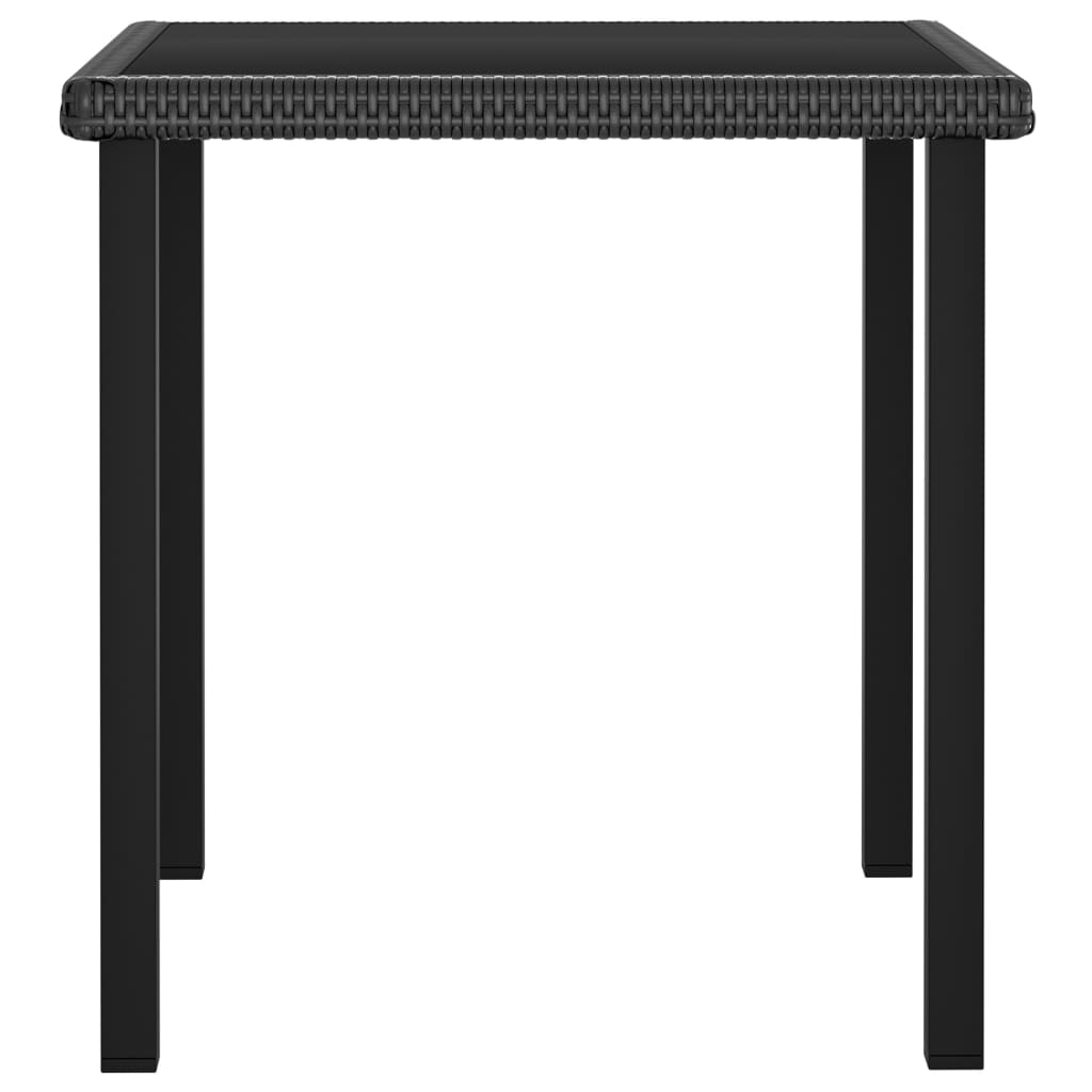 Outdoor Dining Set | Black and Cream