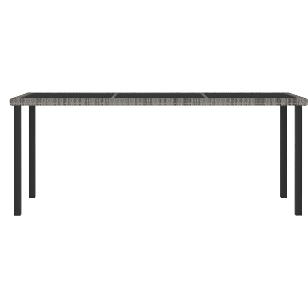 Outdoor Dining Set | Grey and Black
