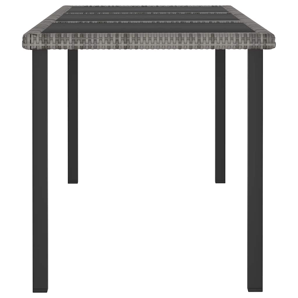 Outdoor Dining Set | Grey and Black