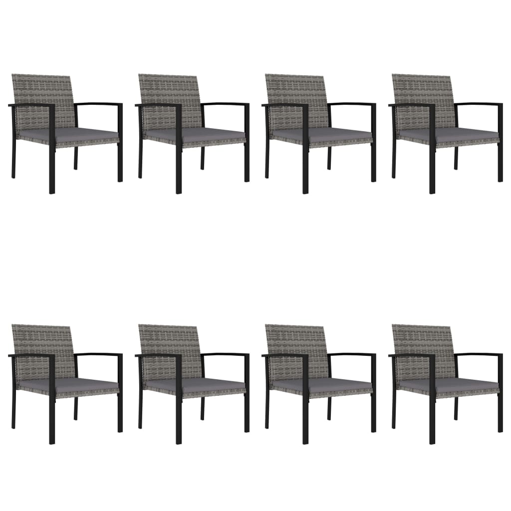 Outdoor Dining Set | Grey and Black