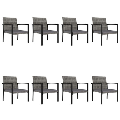 Outdoor Dining Set | Grey and Black