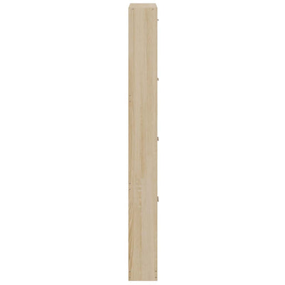 Shoe Cabinet Oak 59x17x150 cm Engineered Wood