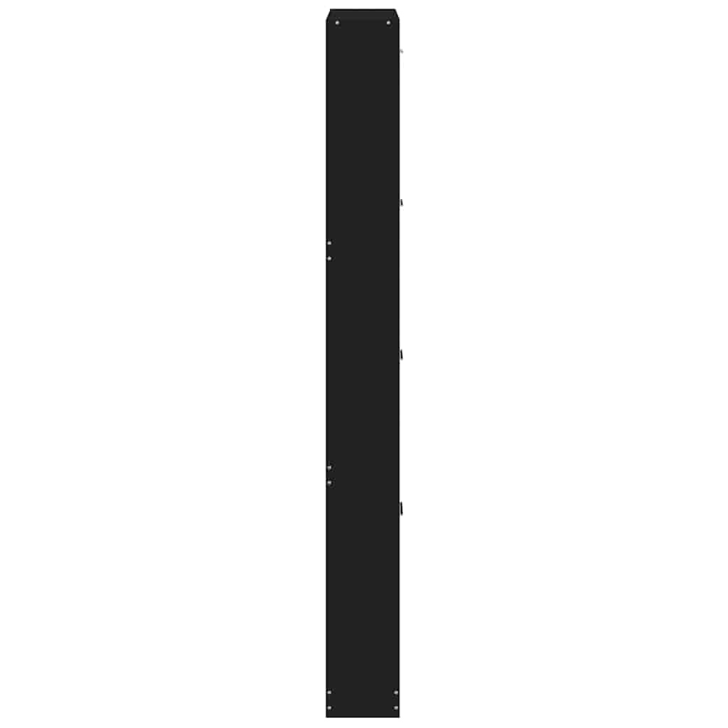 Shoe Cabinet Black 59x17x150 cm Engineered Wood
