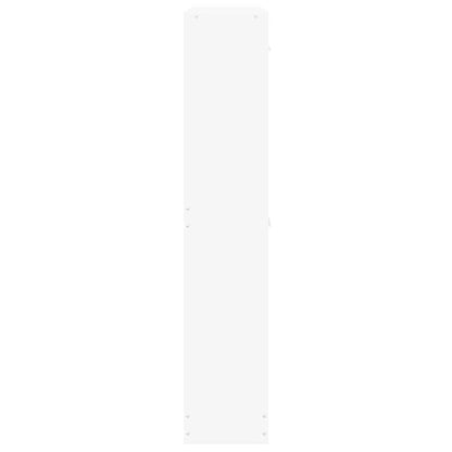 Shoe Cabinet White 59x17x81 cm Engineered Wood