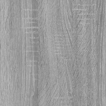 Shoe Cabinet Grey Sonoma 59x17x81 cm Engineered Wood
