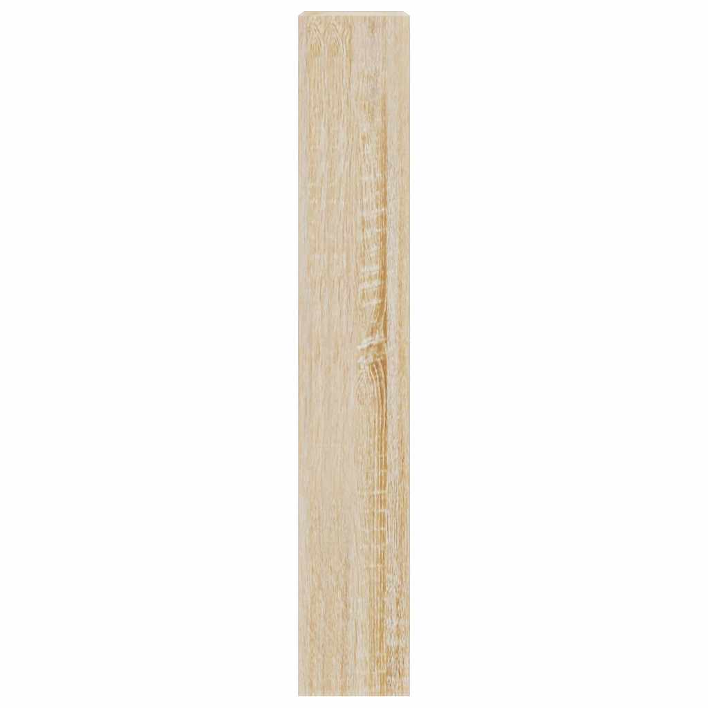 Shoe Cabinet Sonoma Oak 63x24x147 cm Engineered Wood