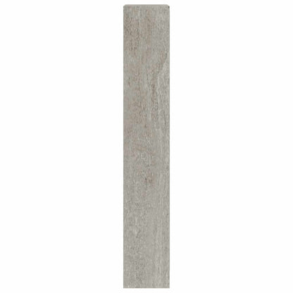 Shoe Cabinet Concrete Grey 63x24x147 cm Engineered Wood