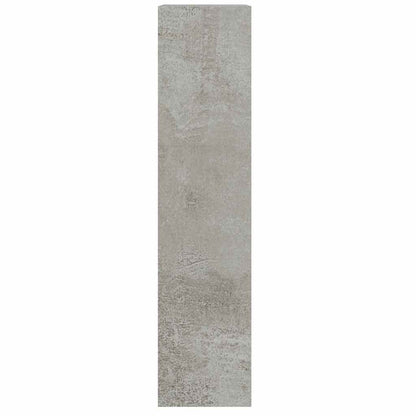 Shoe Cabinet Concrete Grey 63x24x103 cm Engineered Wood