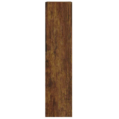 Shoe Cabinet Smoked Oak 63x24x103 cm Engineered Wood