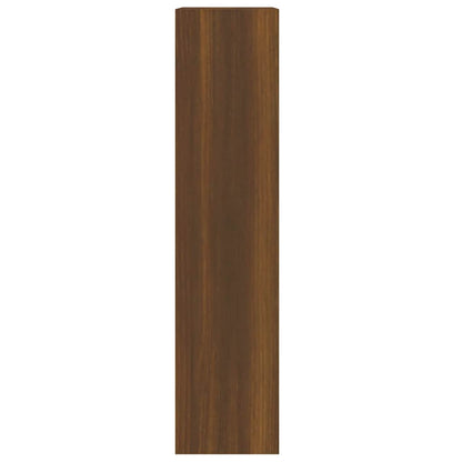 Shoe Cabinet Brown Oak 63x24x103 cm Engineered Wood