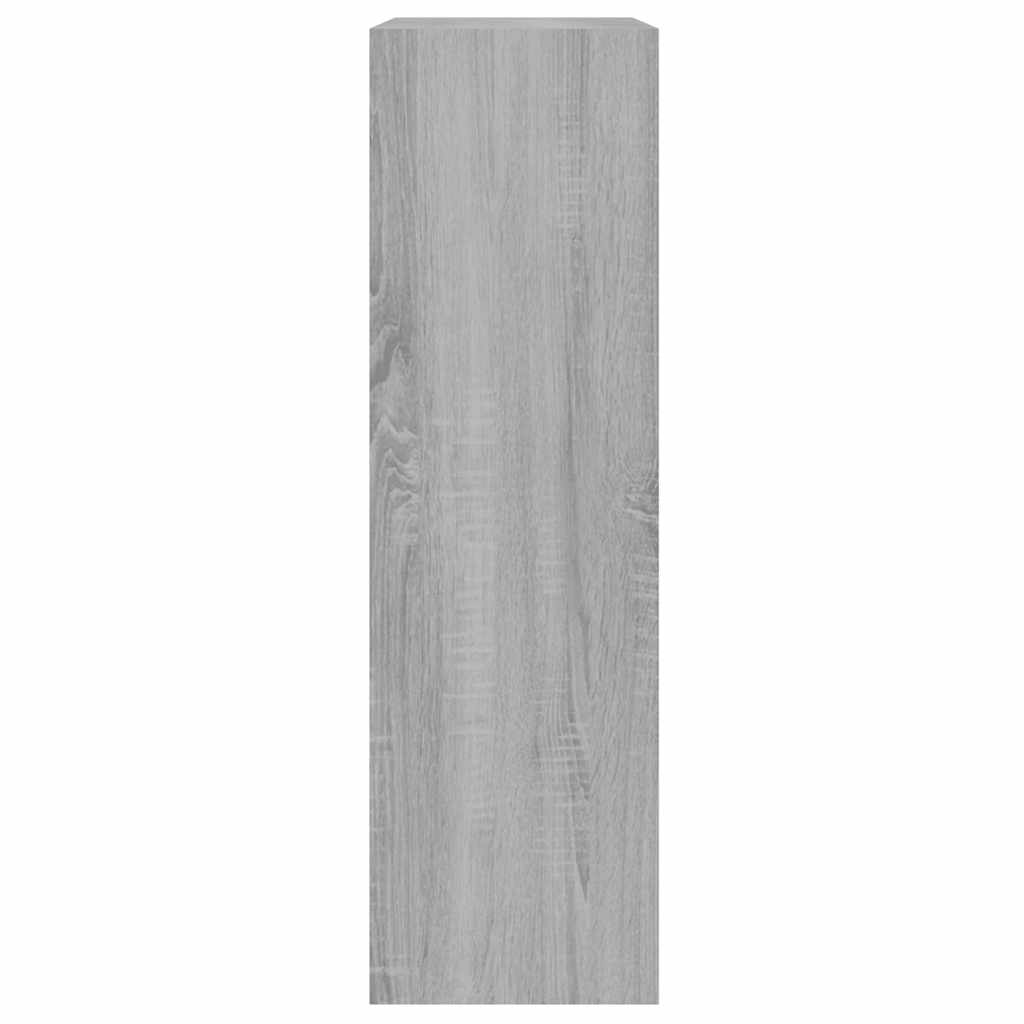 Shoe Cabinet Grey Sonoma 63x24x81 cm Engineered Wood