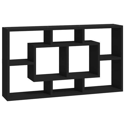 Wall Shelf | Black | Engineered wood | Wall Shelf | Rectangular | Modern