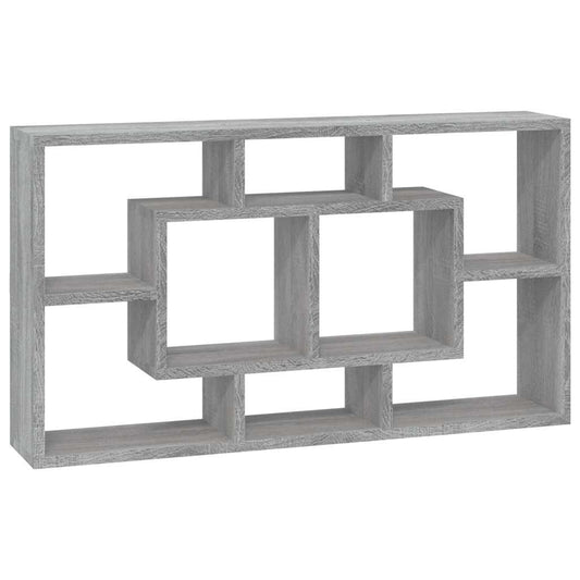 Wall Shelf | Grey Sonoma | Engineered wood | Medium | Wall Shelf