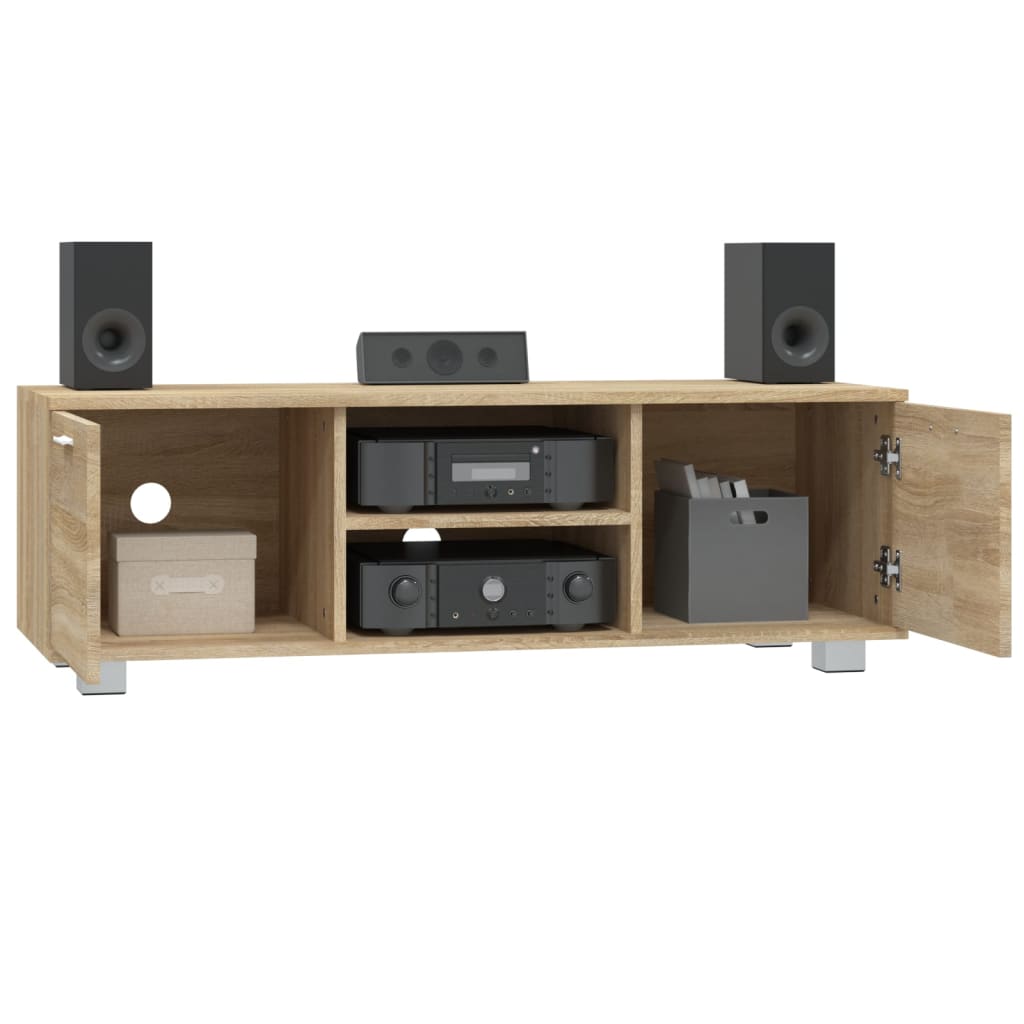 TV Cabinet Sonoma Oak 120x40.5x35 cm Engineered Wood