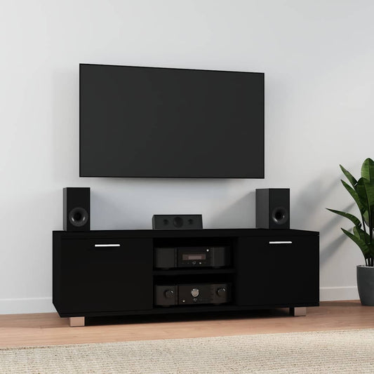 TV Cabinet Black 120x40.5x35 cm Engineered Wood