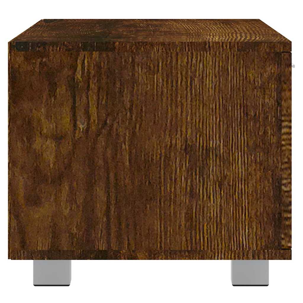 TV Cabinet Smoked Oak 120x40.5x35 cm Engineered Wood