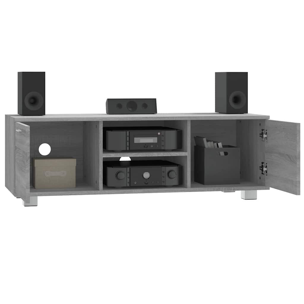 TV Cabinet Grey Sonoma 120x40.5x35 cm Engineered Wood