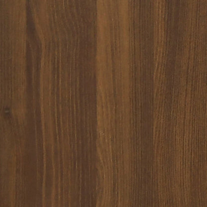 TV Cabinet Brown Oak 140x40.5x35 cm Engineered Wood