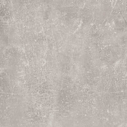 Shoe Cabinet with Mirror 3-Layer Concrete Grey 63x17x102.5 cm