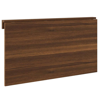 Folding Wall Table Brown Oak 100x60x56 cm Engineered Wood