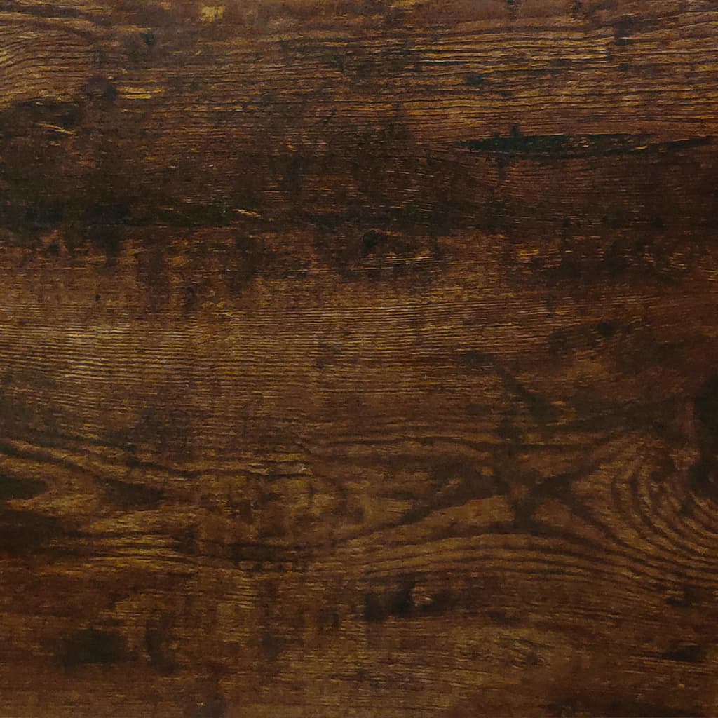 Shoe Cabinet Smoked Oak 55x35x108 cm Engineered Wood
