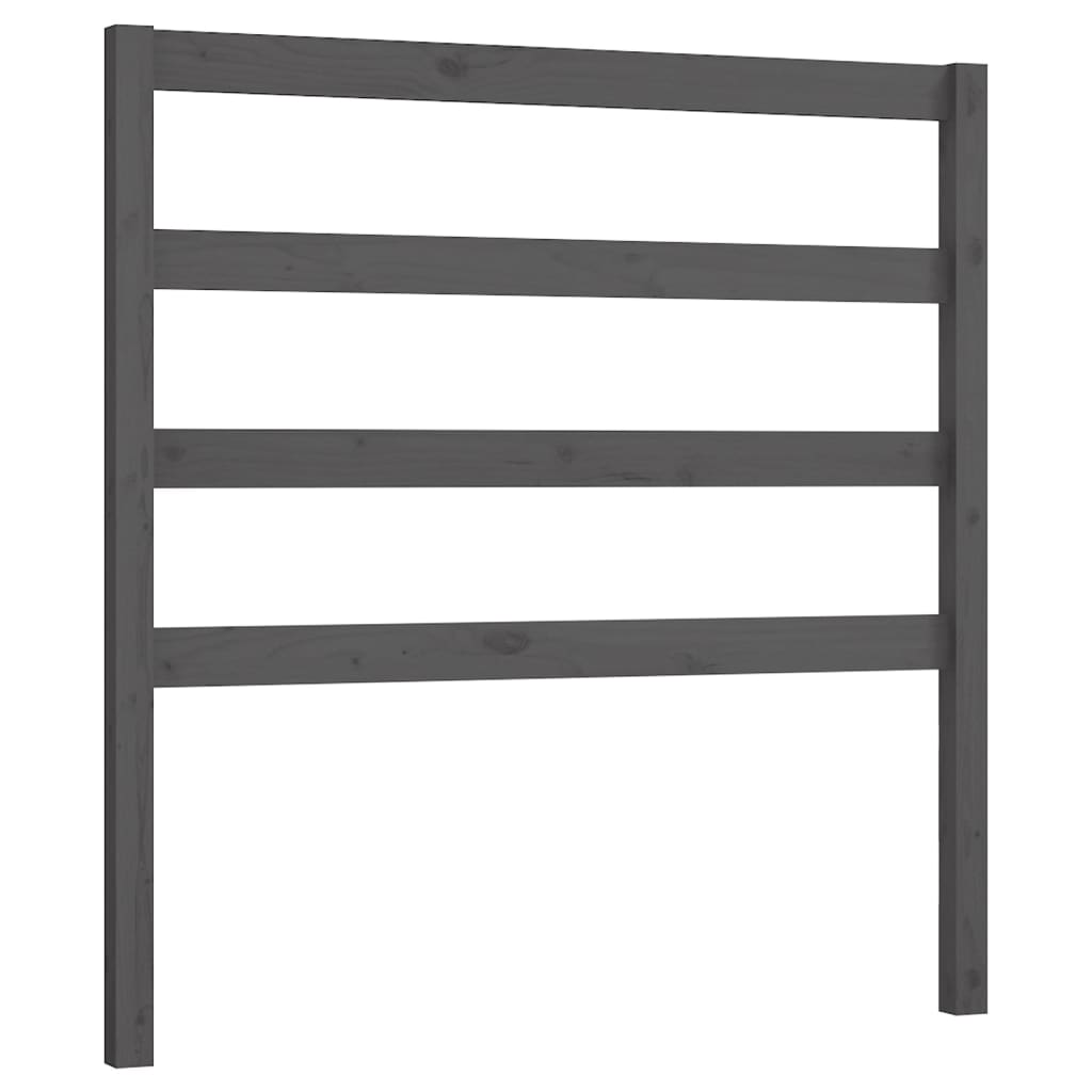Bed Headboard | Grey | Solid pine wood | Stylish Design | Bed Headboard