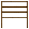 Bed Headboard Honey Brown 81x4x100 cm Solid Wood Pine