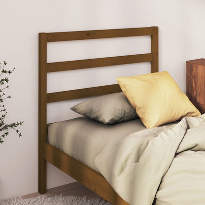 Bed Headboard | Honey brown | Solid pine wood | Standard | Bed Headboard