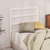 Bed Headboard White 96x4x100 cm Solid Wood Pine