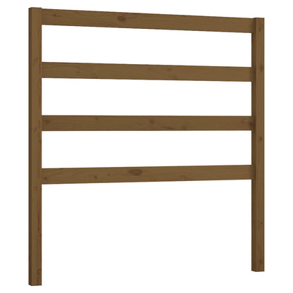Bed Headboard | Honey Brown | Solid Pine Wood | Double