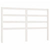 Bed Headboard White 126x4x100 cm Solid Wood Pine