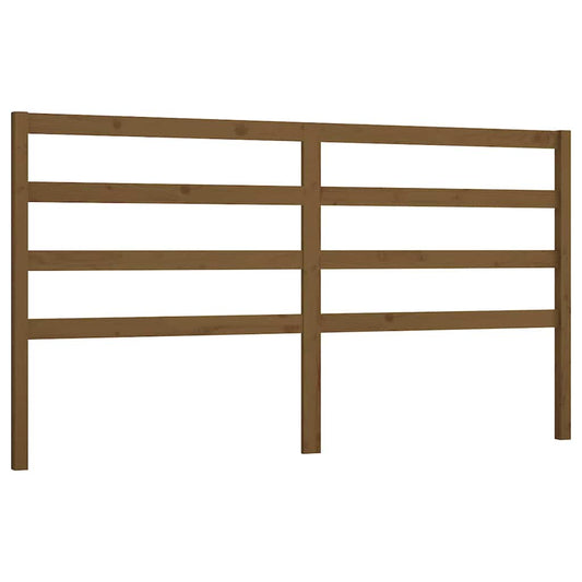Bed Headboard | Honey Brown | Solid Pine Wood | Bed Headboard