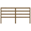 Bed Headboard Honey Brown 206x4x100 cm Solid Wood Pine