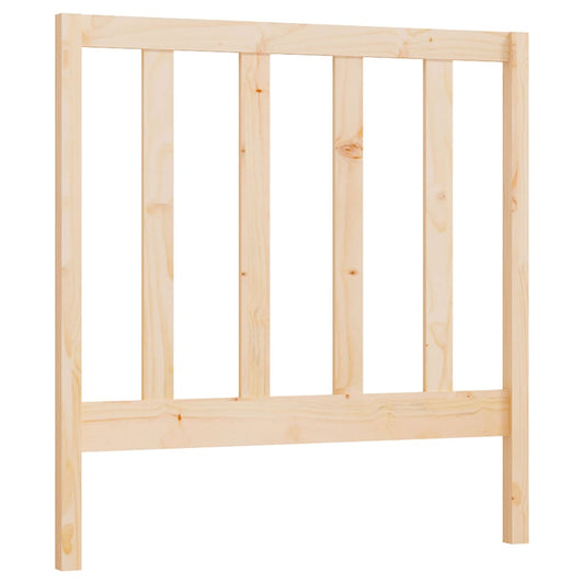 Bed Headboard 81x4x100 cm Solid Wood Pine