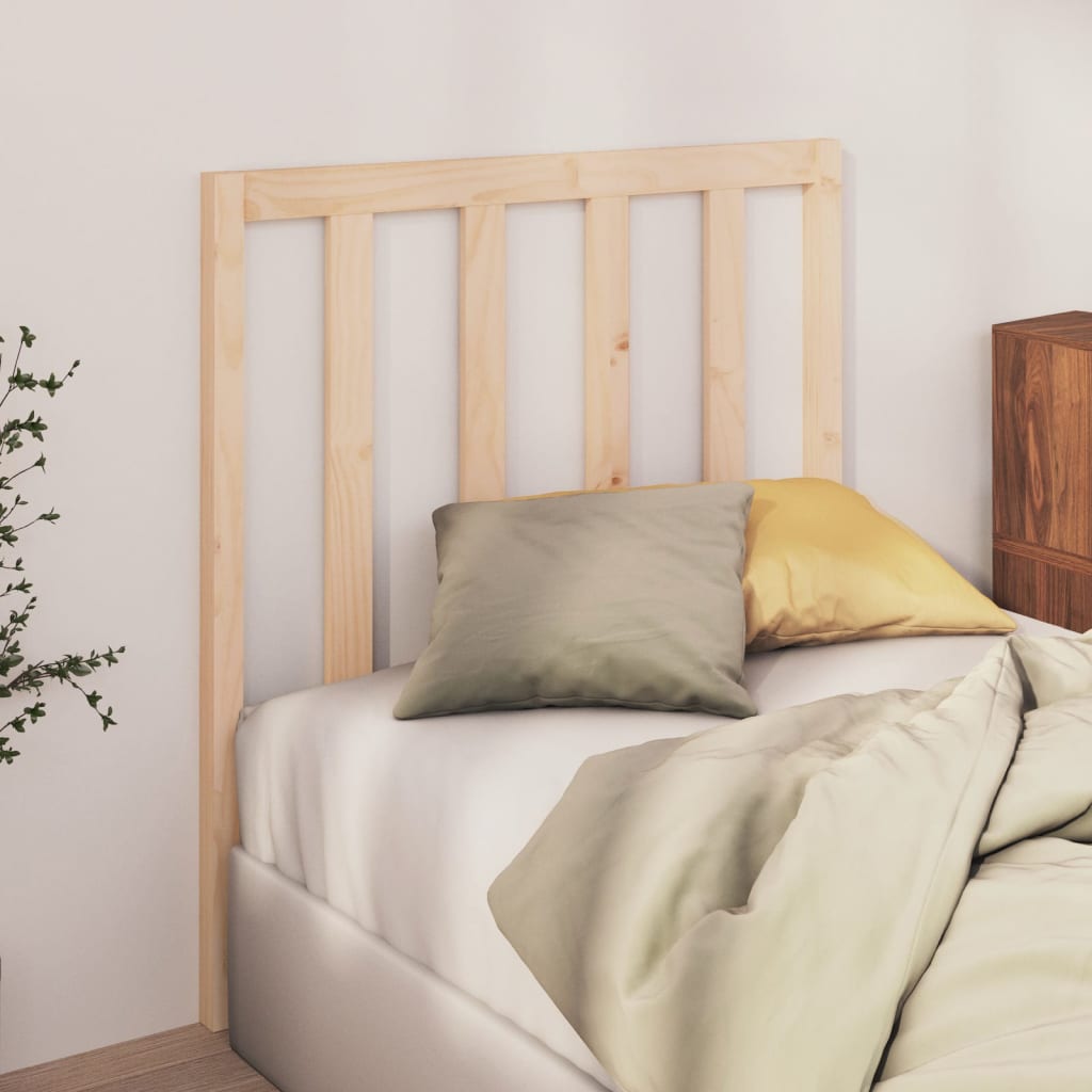 Bed Headboard | Wood | Solid Pine Wood | Standard | Simple