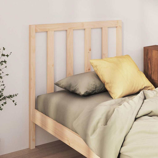 Bed Headboard 81x4x100 cm Solid Wood Pine