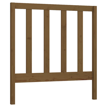 Bed Headboard | Honey Brown | Solid Pine Wood | Medium | Bed Headboard