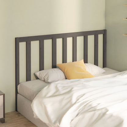 Bed Headboard | Grey | Solid Pine Wood | Standard | Durable
