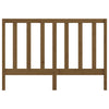 Bed Headboard Honey Brown 166x4x100 cm Solid Wood Pine