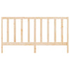 Bed Headboard 206x4x100 cm Solid Wood Pine
