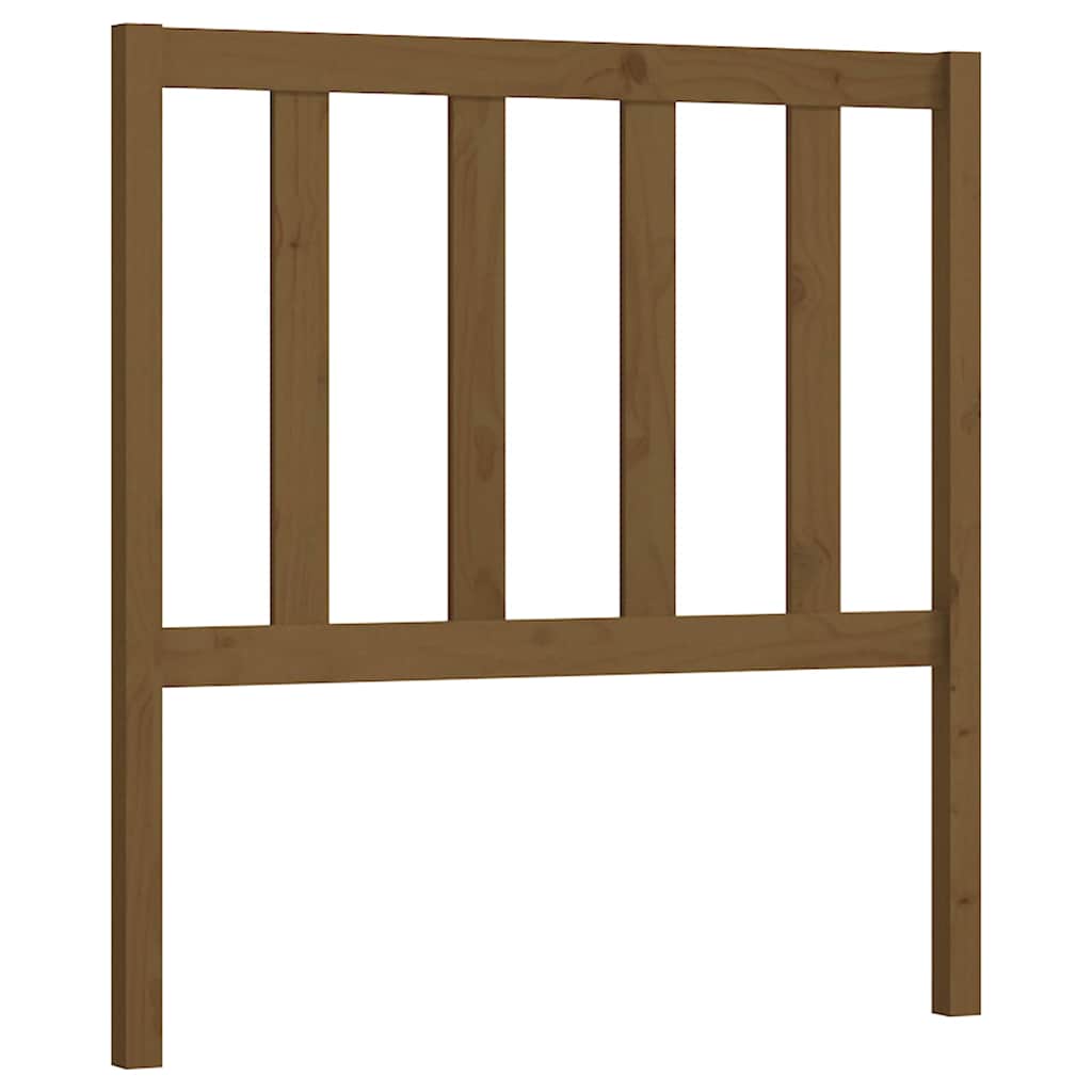 Bed Headboard Honey Brown 81x4x100 cm Solid Wood Pine