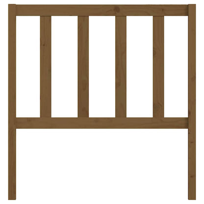 Bed Headboard Honey Brown 81x4x100 cm Solid Wood Pine