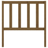 Bed Headboard Honey Brown 81x4x100 cm Solid Wood Pine