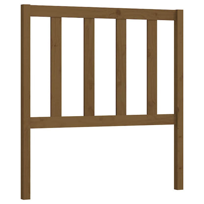 Bed Headboard Honey Brown 106x4x100 cm Solid Wood Pine